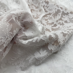 Dress Fabric Flower Floral Chiffon Jacquard Farbrics